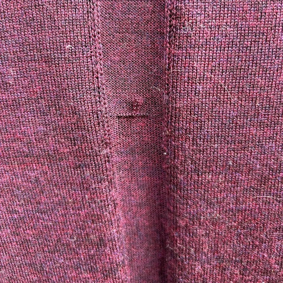 Banana  Republic Burgundy Cardigan Sweater, Small - Picture 6 of 8